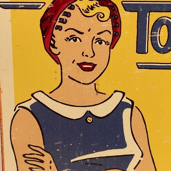 Schoenberg Sign Art Today’s Menu Take it or Leave it! Retro Vintage Look - Picture 2 of 11